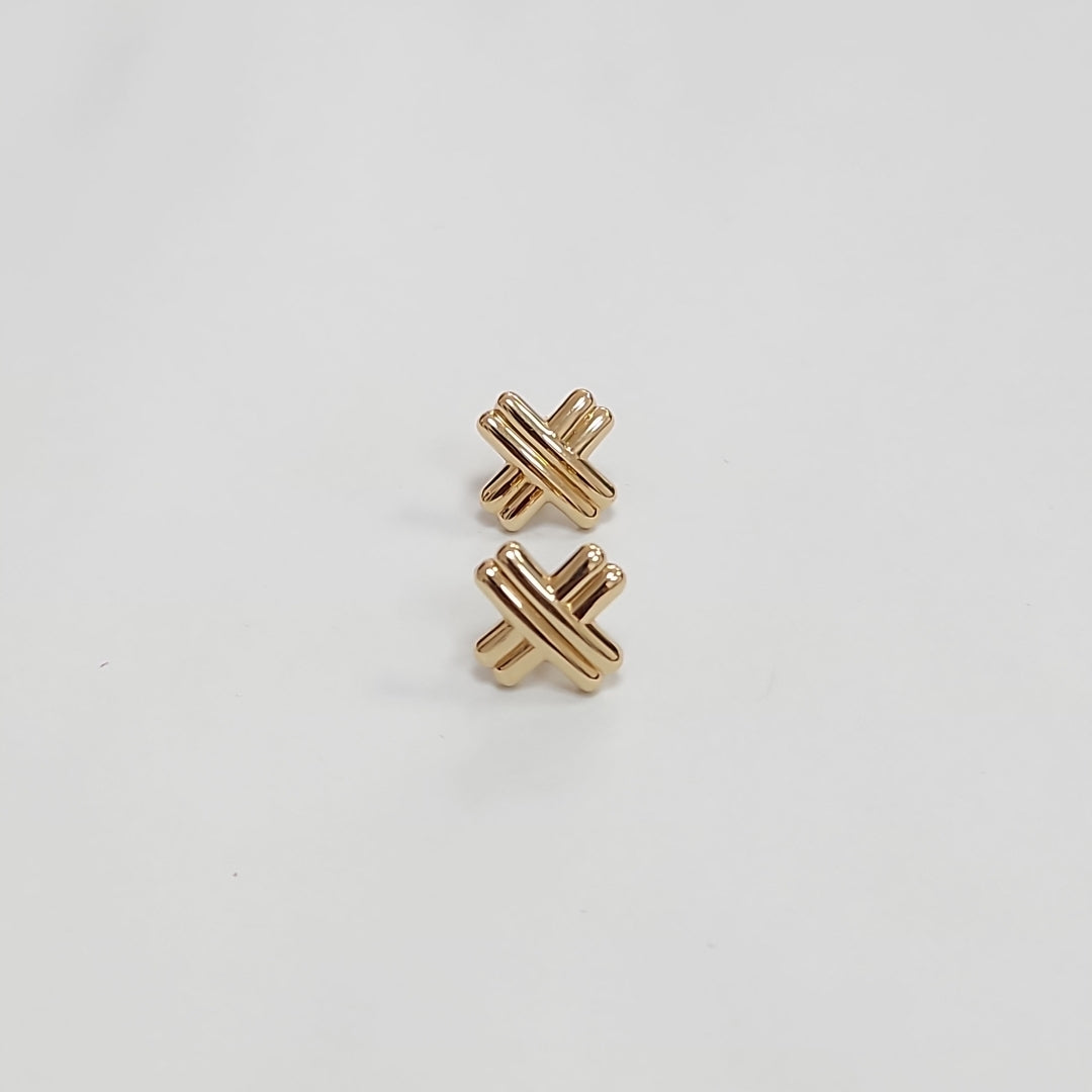BROQUELES PAR ORO 14 K 1.6 GRMS (SEMINUEVO)