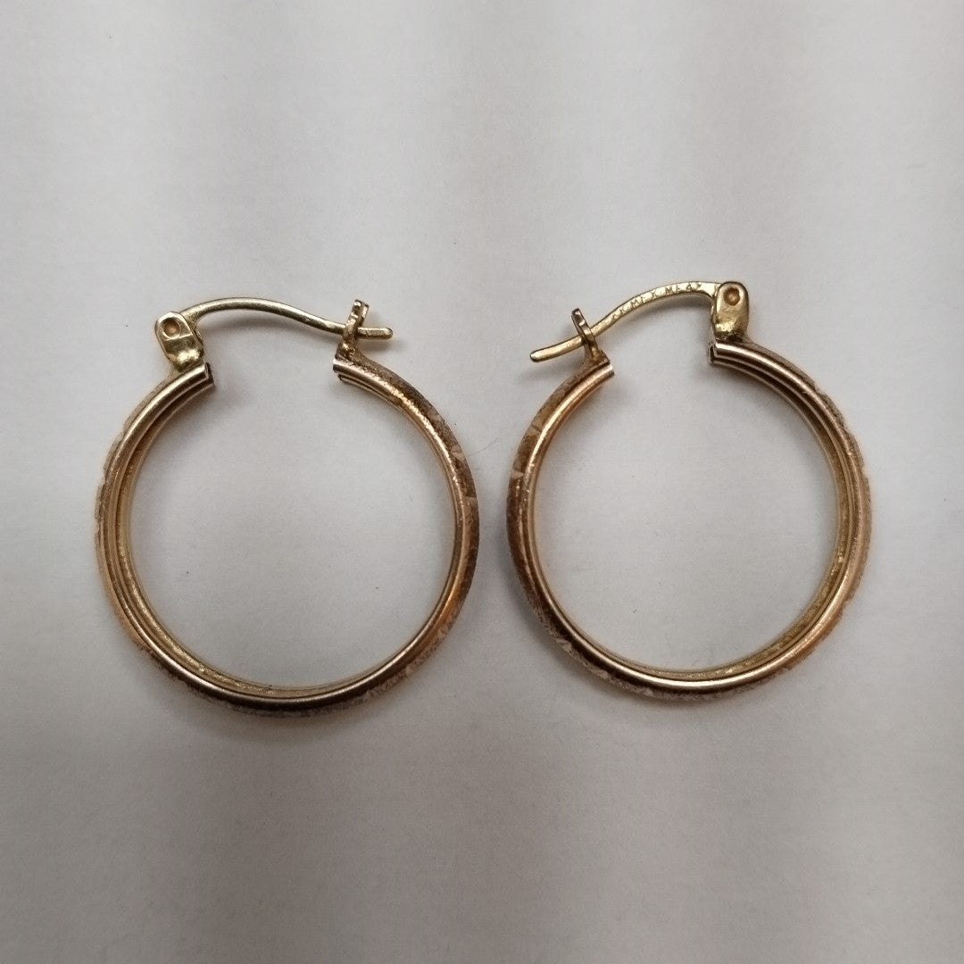 ARRACADAS PAR ORO 14 K 3.4 GRMS (SEMINUEVO)