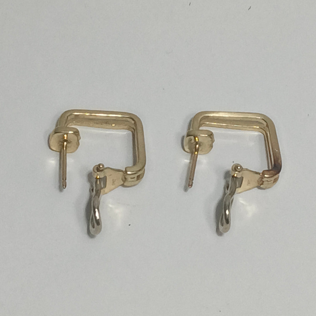 ARRACADAS PAR ORO 14 K 5.6 GRMS (SEMINUEVO)
