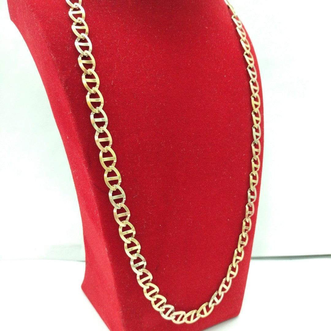 CADENA ORO, ORO COMBINADO 14 K 22.1 GRMS (SEMINUEVO)