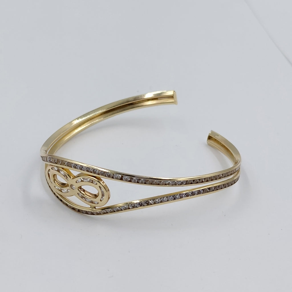 PULSERA RIGIDA ORO 10 K 6.9 GRMS (SEMINUEVO)