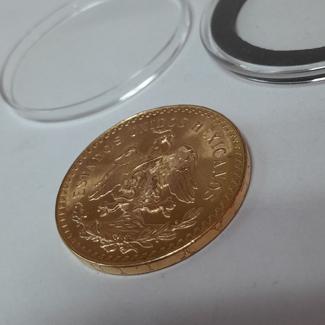 K1 41.6 GRMS 21 K IDENTIFICACIÓN MONEDA NOMINATIVA MONEDAS PESOS 50 PESO (SEMINUEVO)
