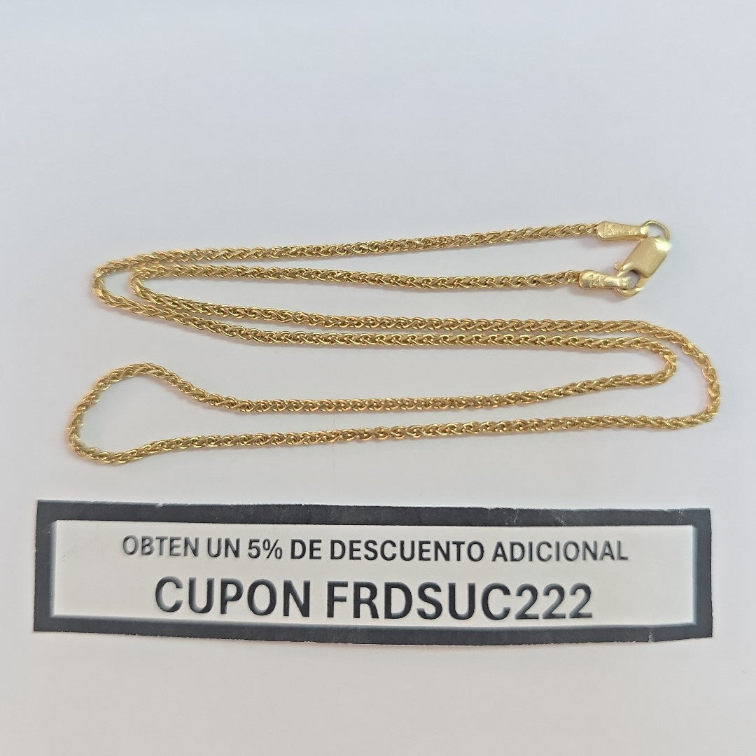 CADENA ORO 14 K 3.4 GRMS (SEMINUEVO)