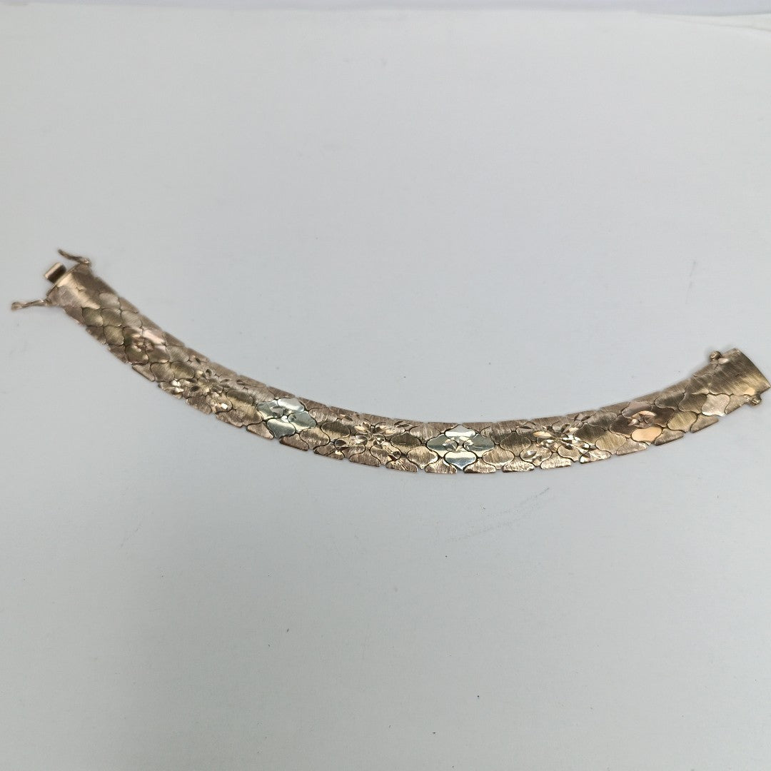 PULSERA ORO,ORO COMBINADO 8 K 22,70 GRMS (SEMINUEVO)