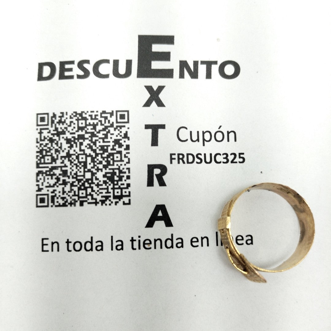 ANILLO ORO 10 K 4.4 GRMS (SEMINUEVO)