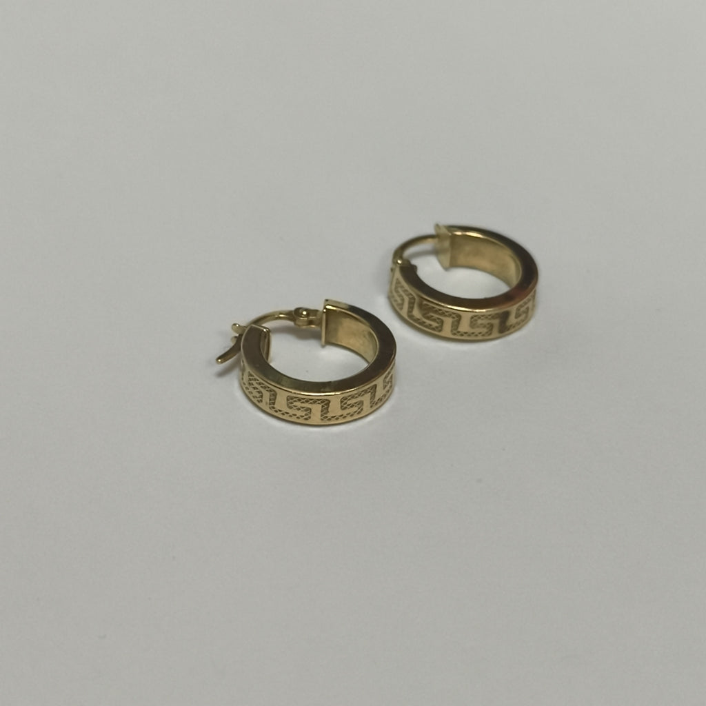 ARETES PAR ORO 14 K 1,80 GRMS (SEMINUEVO)