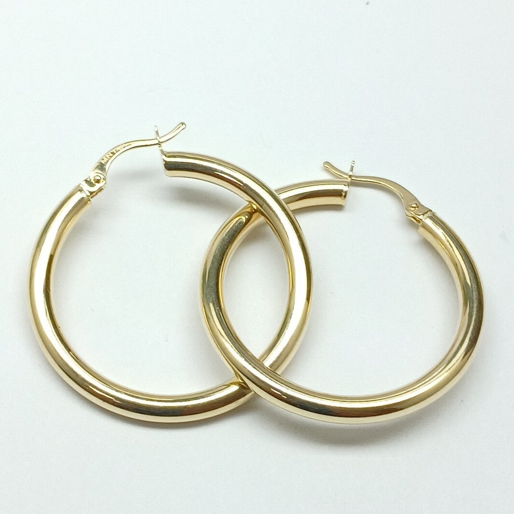 ARRACADAS PAR ORO 14 K 2.7 GRMS (SEMINUEVO)