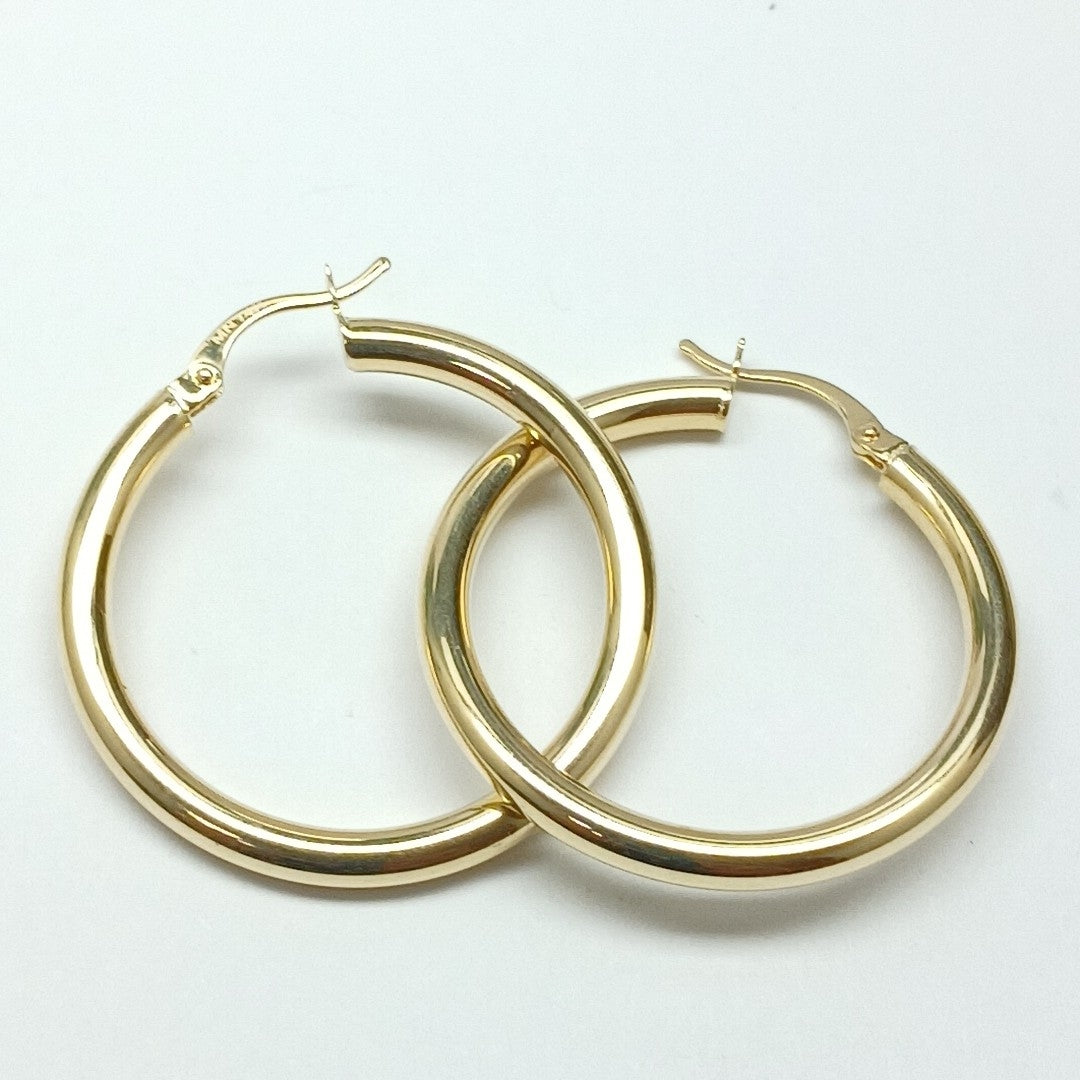 ARRACADAS PAR ORO 14 K 2.7 GRMS (SEMINUEVO)