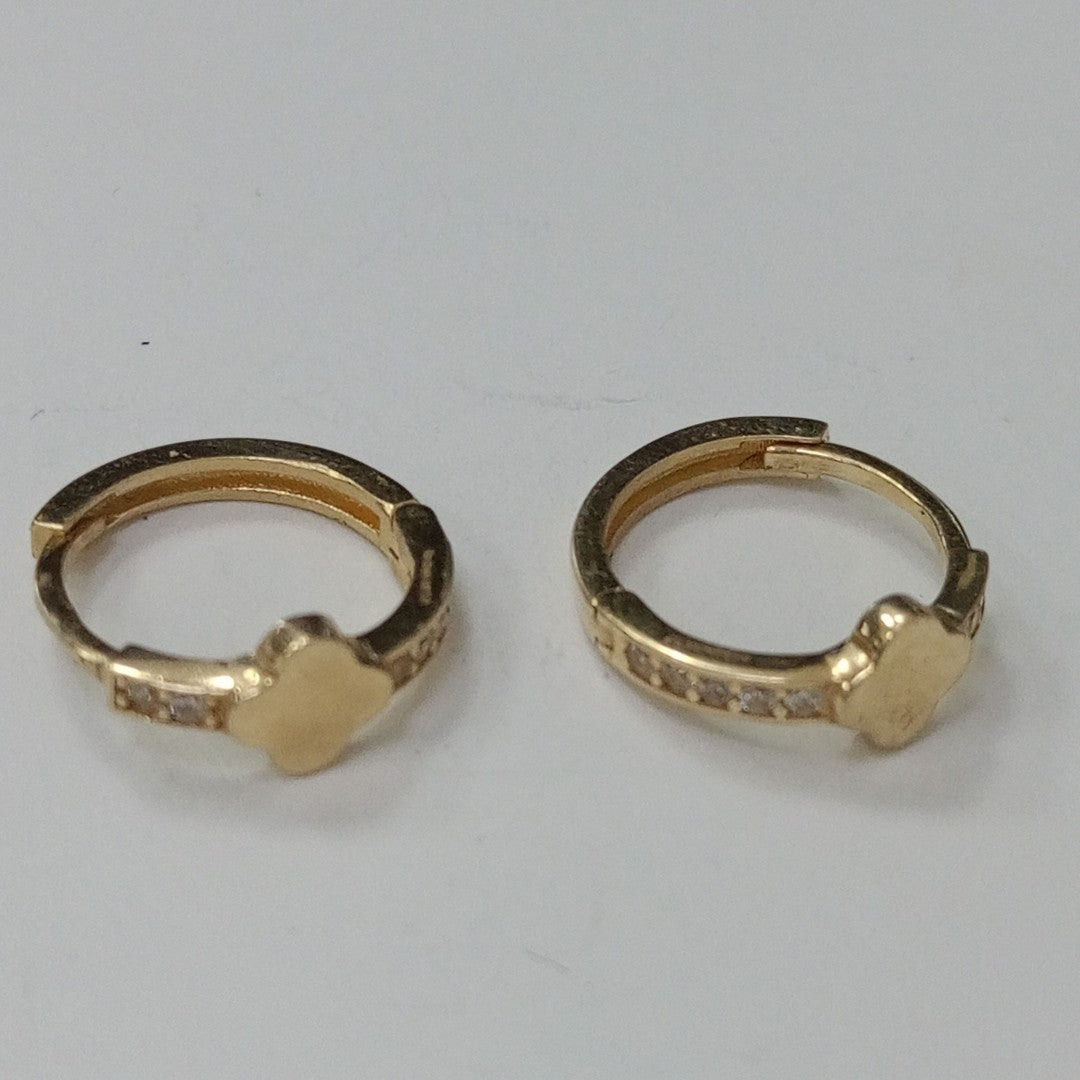 ARRACADAS PAR ORO 14 K 2.1 GRMS (SEMINUEVO)
