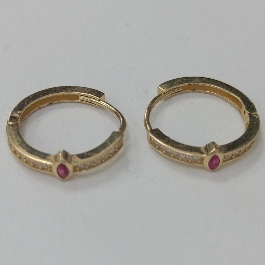 ARRACADAS PAR ORO 14 K 2.1 GRMS (SEMINUEVO)