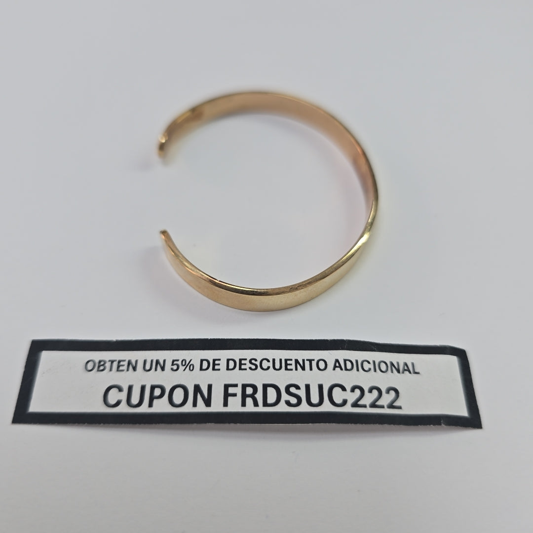 PULSERA RIGIDA ORO 10 K 11.6 GRMS (SEMINUEVO)