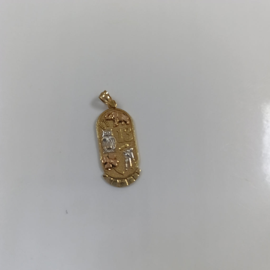 DIJE ORO COMBINADO 14 K 1.7 GRMS (SEMINUEVO)
