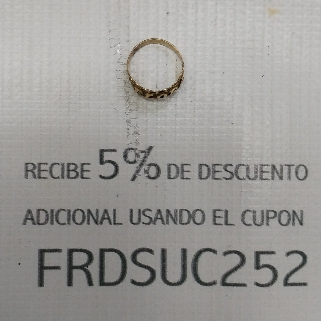 ANILLITO ORO 10 K 2,40 GRMS (SEMINUEVO)