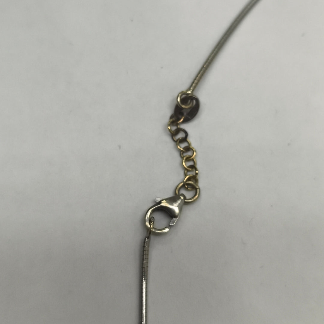 GARGANTILLA ORO BLANCO 14 K 6.3 GRMS (SEMINUEVO)