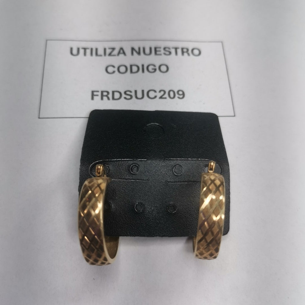 ARETES PAR ORO 10 K 2.8 GRMS (SEMINUEVO)