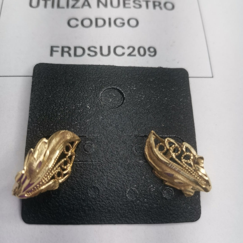 ARETES PAR ORO 14 K 2.5 GRMS (SEMINUEVO)