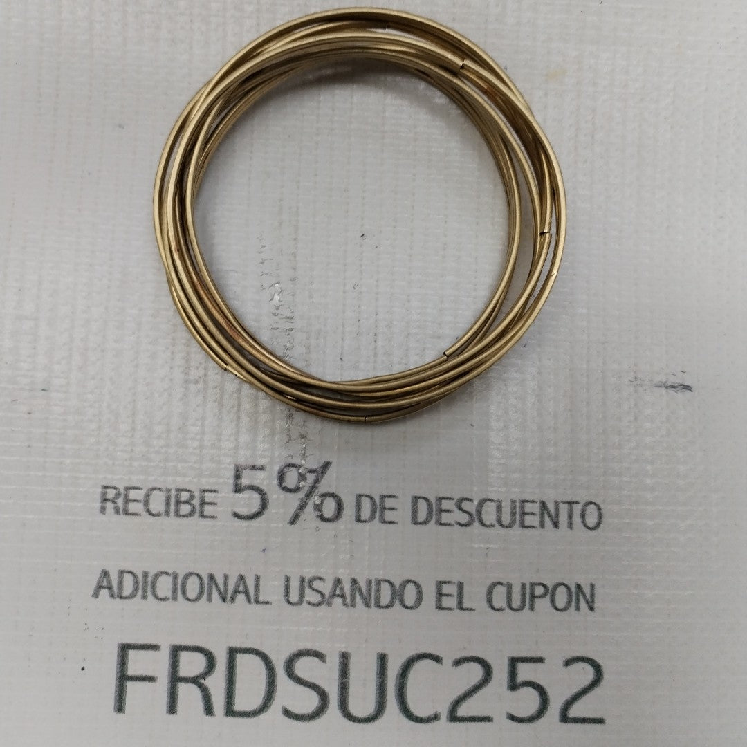 SEMANARIO DE PULSERAS ORO 10 K 30.7 GRMS (SEMINUEVO)