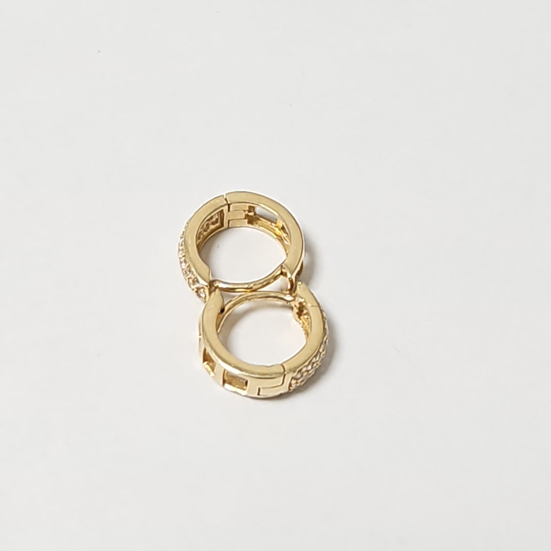 ARETES PAR ORO 14 K 1,80 GRMS (SEMINUEVO)