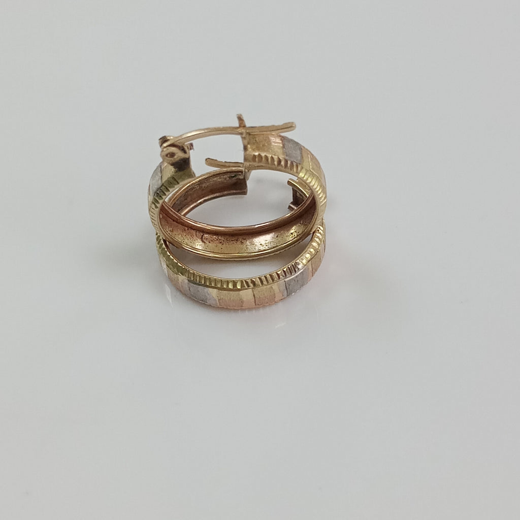 ARETES PAR ORO 10 K 2.4 GRMS (SEMINUEVO)