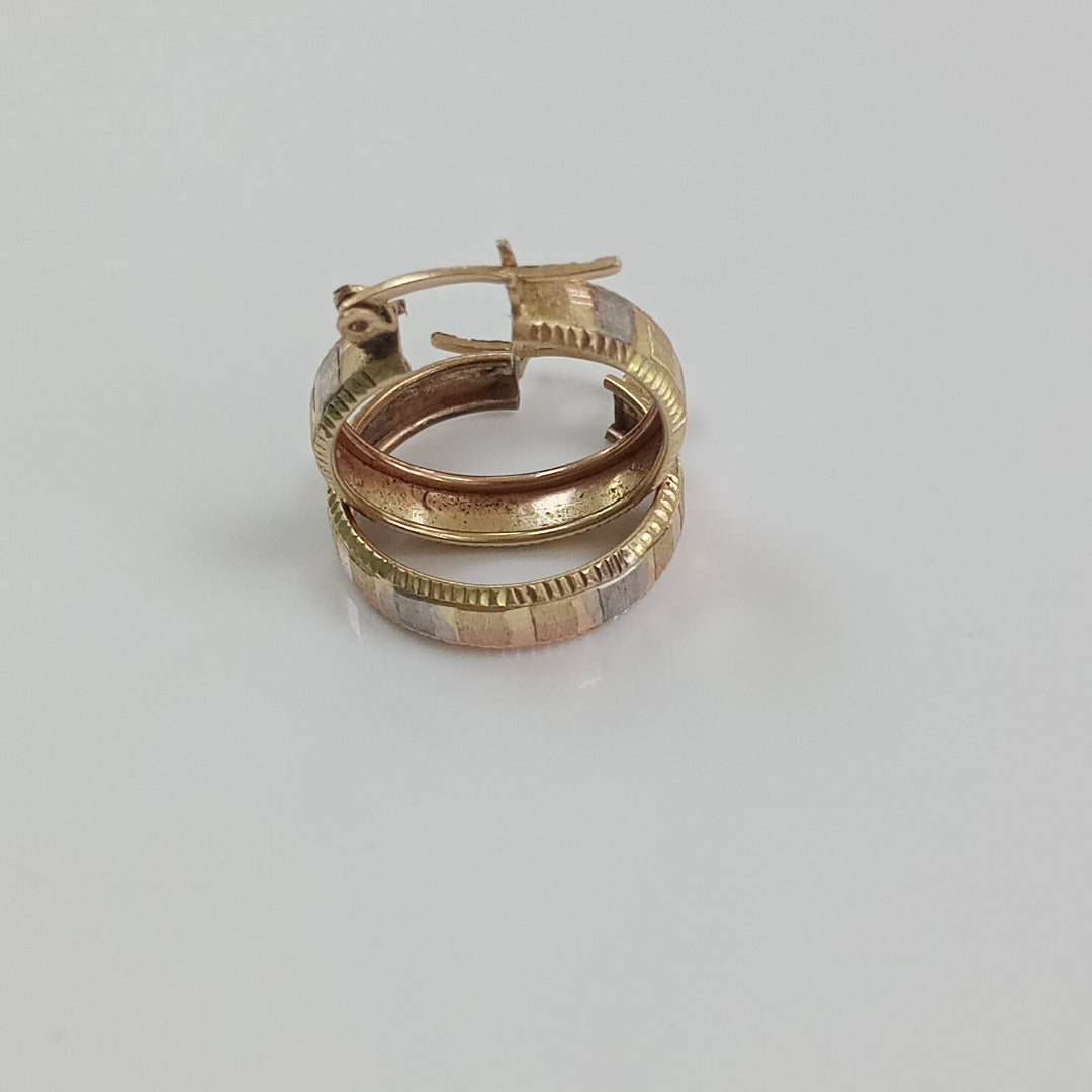 ARETES PAR ORO 10 K 2.4 GRMS (SEMINUEVO)