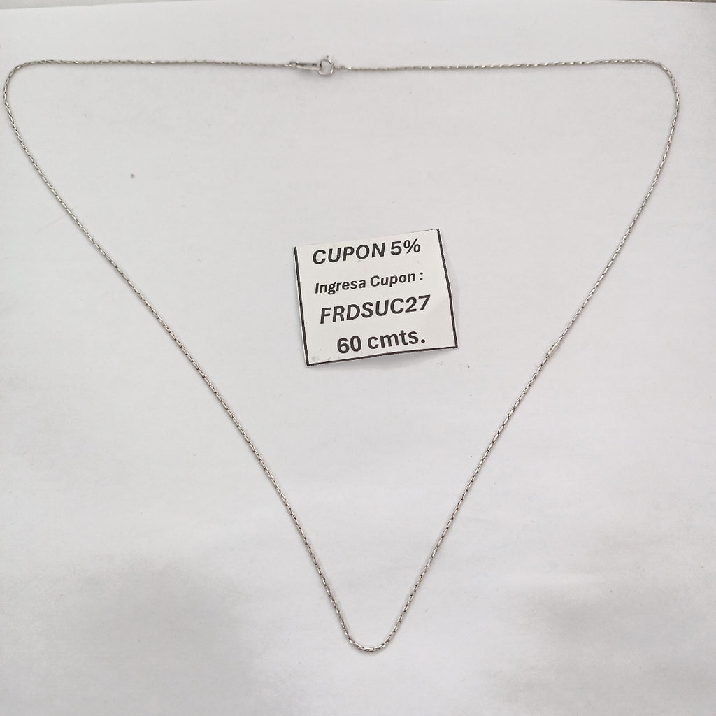 CADENA PLATA 3,60 GRMS (SEMINUEVO)