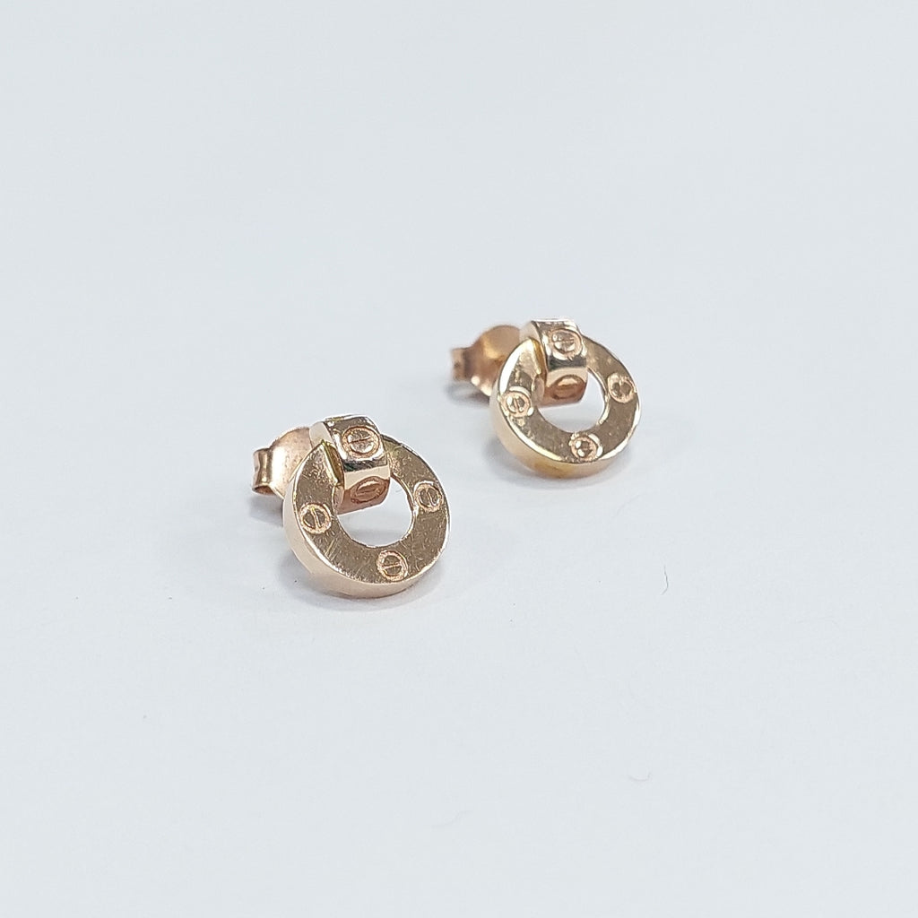 BROQUELES PAR ORO 14 K 2.4 GRMS (SEMINUEVO)