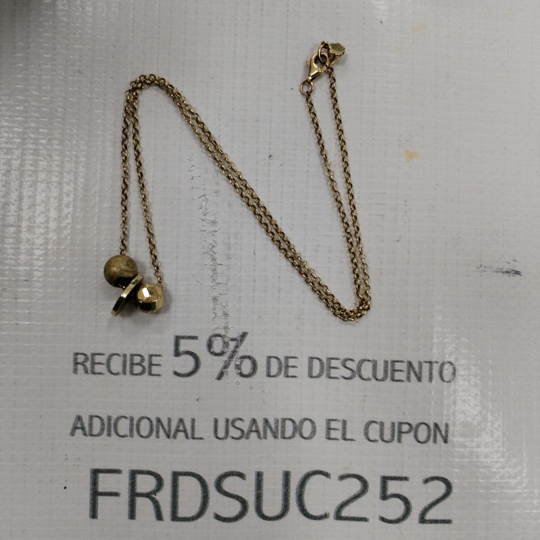 GARGANTILLA ORO 14 K 6.3 GRMS (SEMINUEVO)