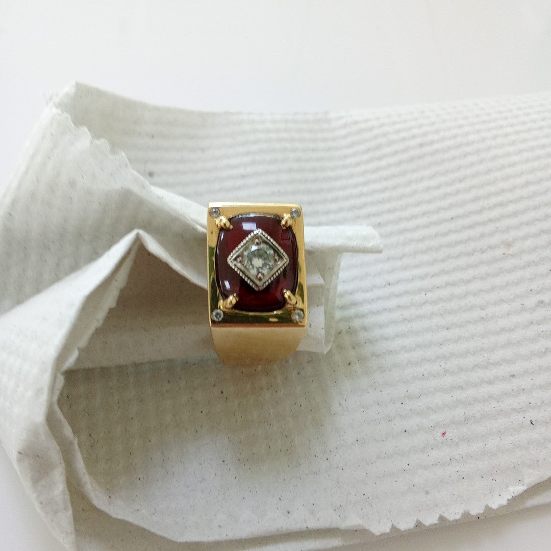 ANILLO ORO 14 K 9.6 GRMS (SEMINUEVO)