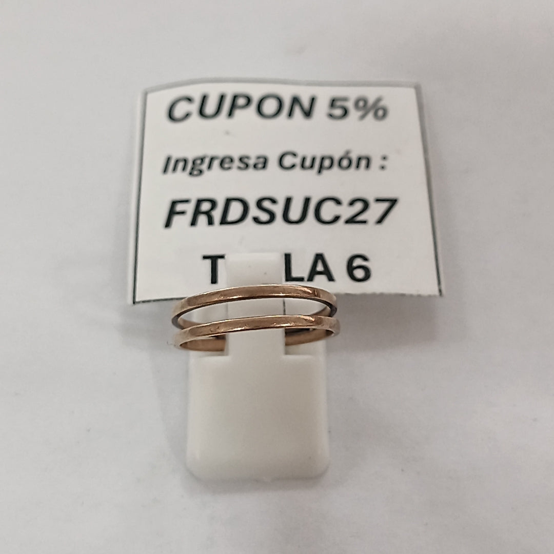 ANILLO ORO 8 K 1.3 GRMS (SEMINUEVO)