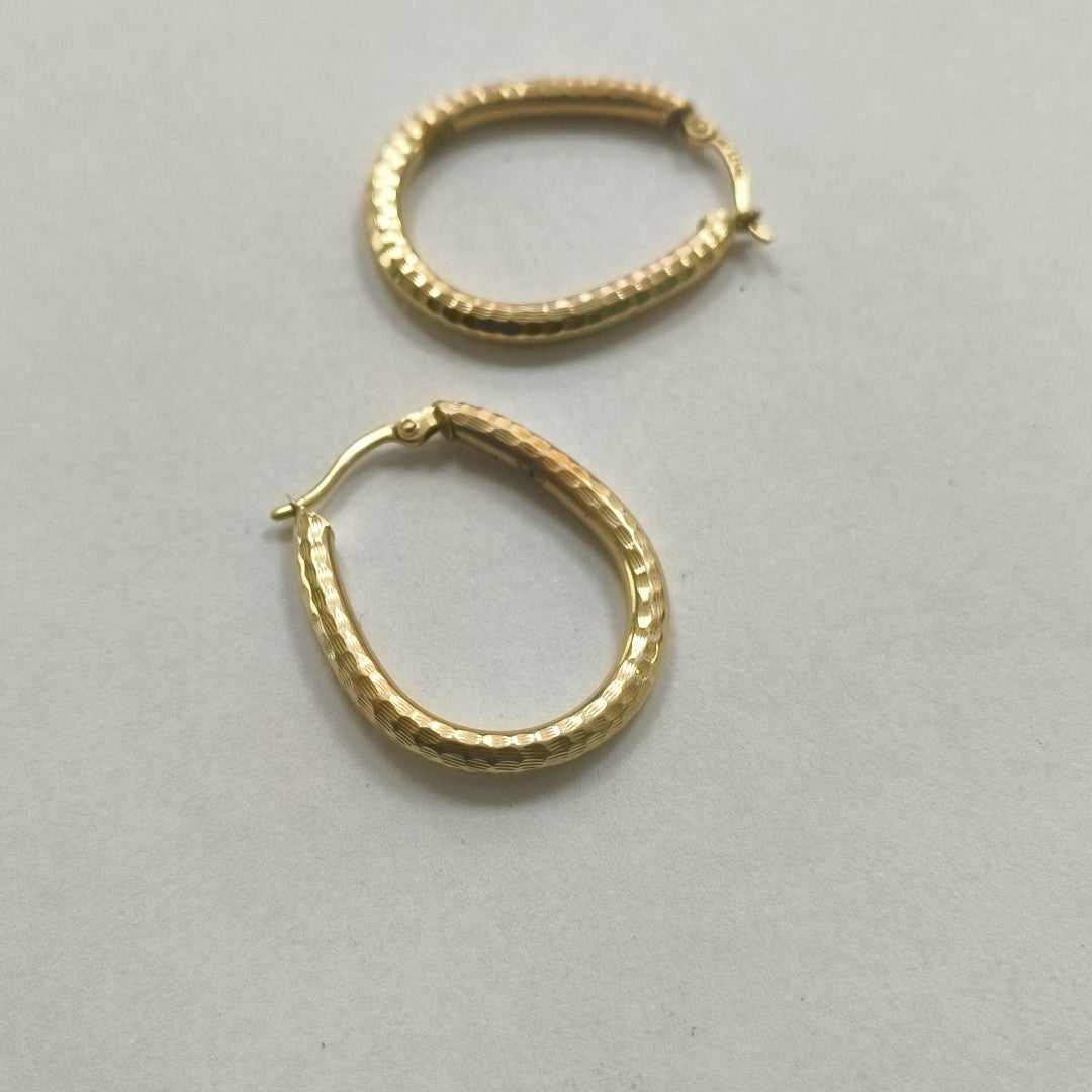 ARRACADAS PAR ORO 14 K 2,20 GRMS (SEMINUEVO)
