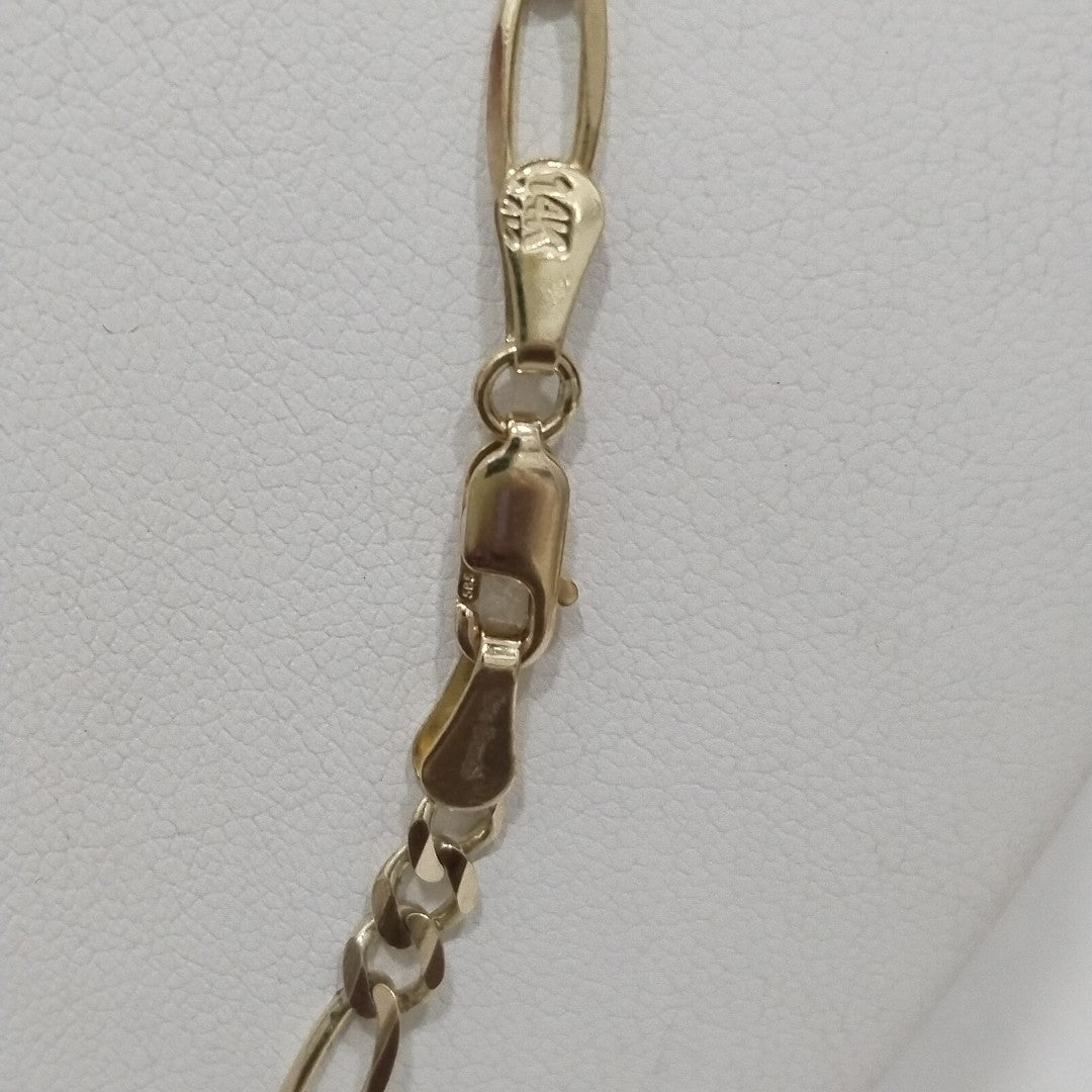 CADENA TEJIDO 3X1 11.9G 55 CM 14K (NUEVO)