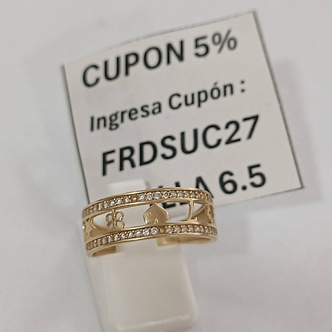 ANILLO ORO 14 K 2,50 GRMS (SEMINUEVO)