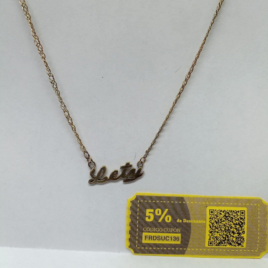 CADENA ORO 10 K 2,20 GRMS (SEMINUEVO)