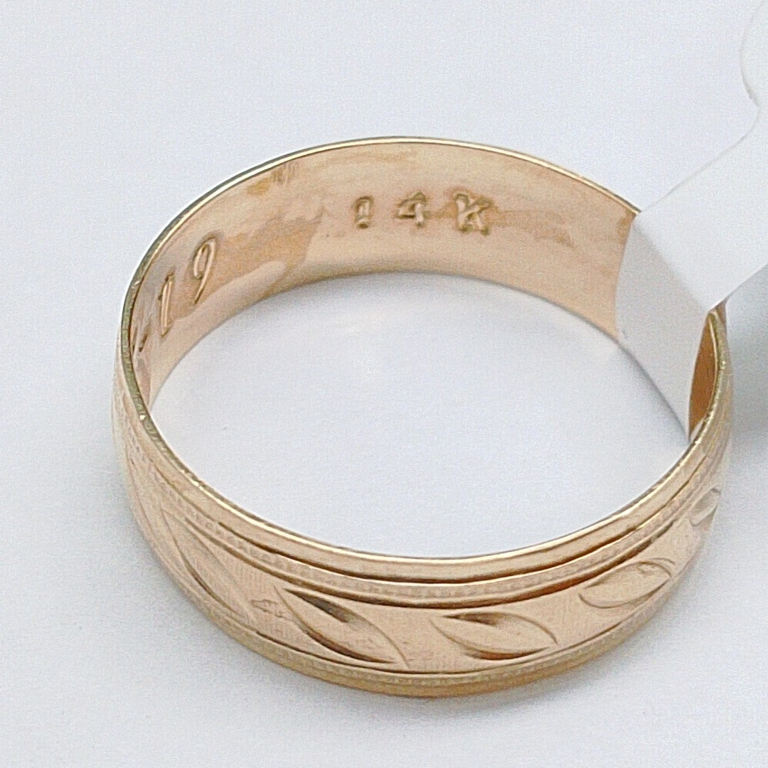 ARGOLLA ORO 14 K 2.2 GRMS (SEMINUEVO)