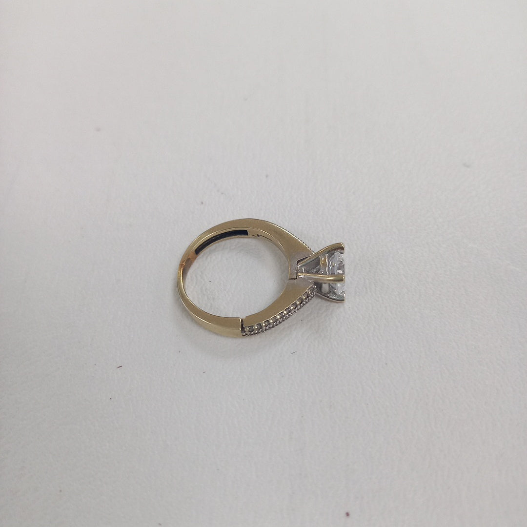 SOLITARIO ORO BLANCO 14 K 3.4 GRMS (SEMINUEVO)