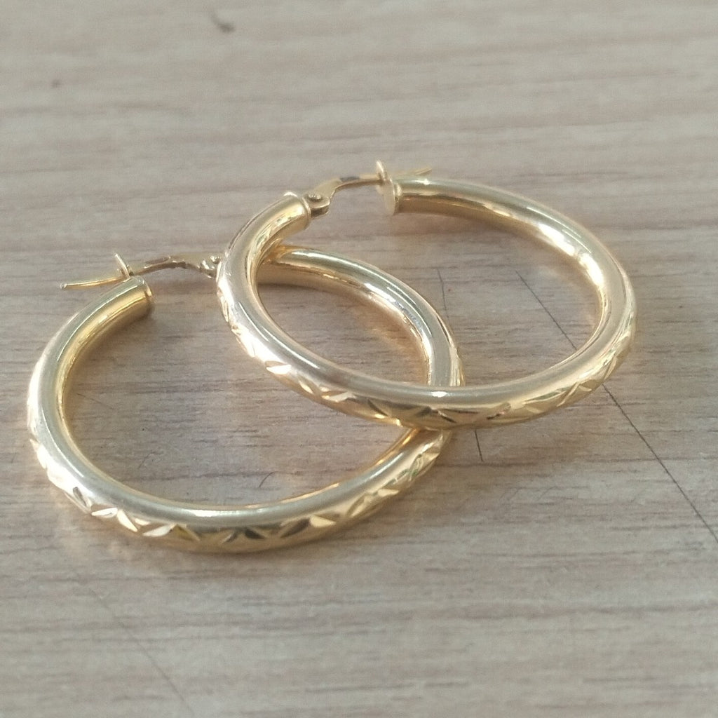 ARRACADAS PAR ORO 14 K 2,40 GRMS (SEMINUEVO)