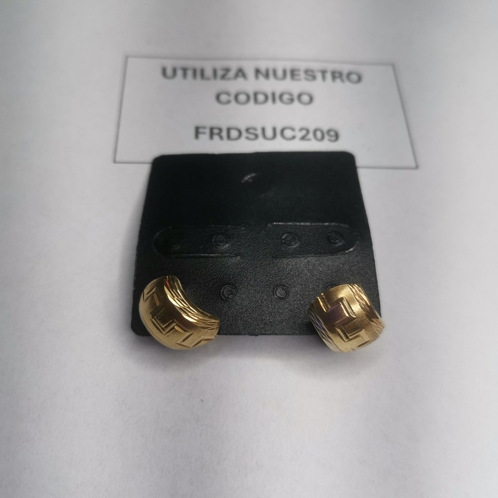 ARETES PAR ORO 14 K 2.9 GRMS (SEMINUEVO)