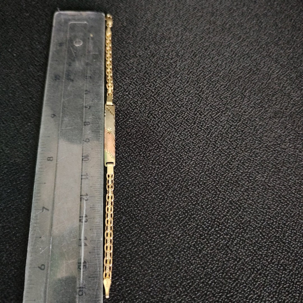 ESCLAVA ORO 10 K 3.6 GRMS (SEMINUEVO)