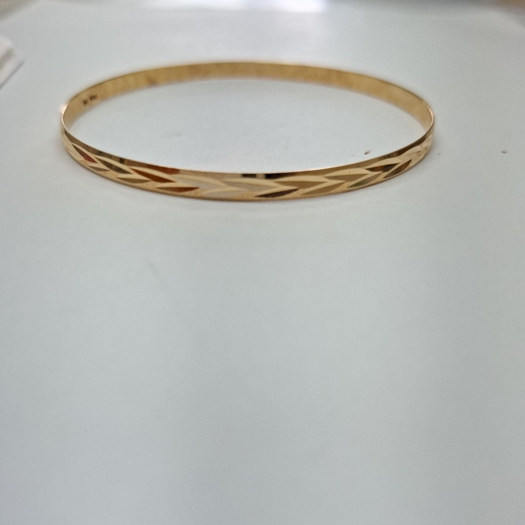 PULSERA RIGIDA ORO 14 K 6,90 GRMS (SEMINUEVO)