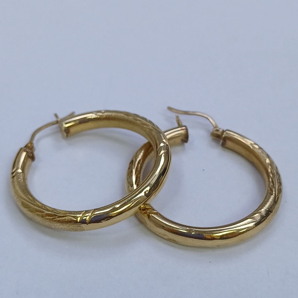 ARRACADAS PAR ORO 14 K 4.5 GRMS (SEMINUEVO)