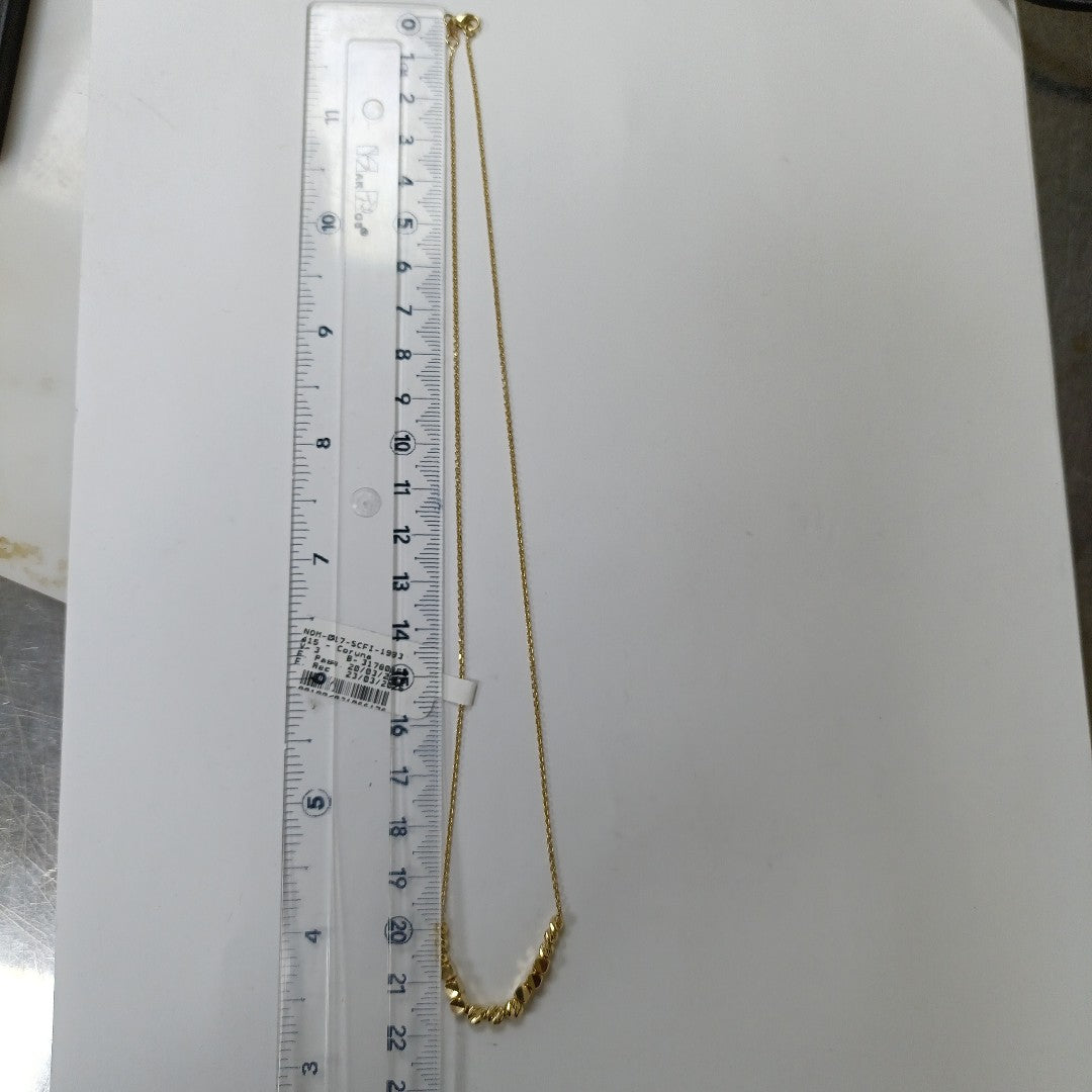 GARGANTILLA ORO 14 K 3.4 GRMS (SEMINUEVO)
