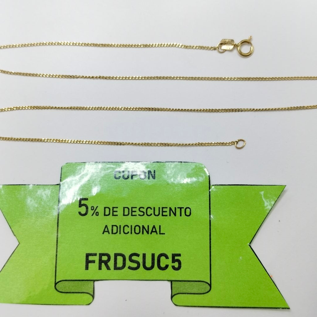 CADENA ORO 14 K 1,30 GRMS (SEMINUEVO)