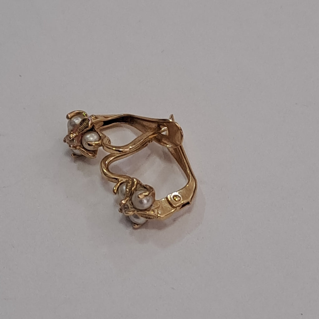 ARETES PAR ORO 14 K 1.7 GRMS (SEMINUEVO)