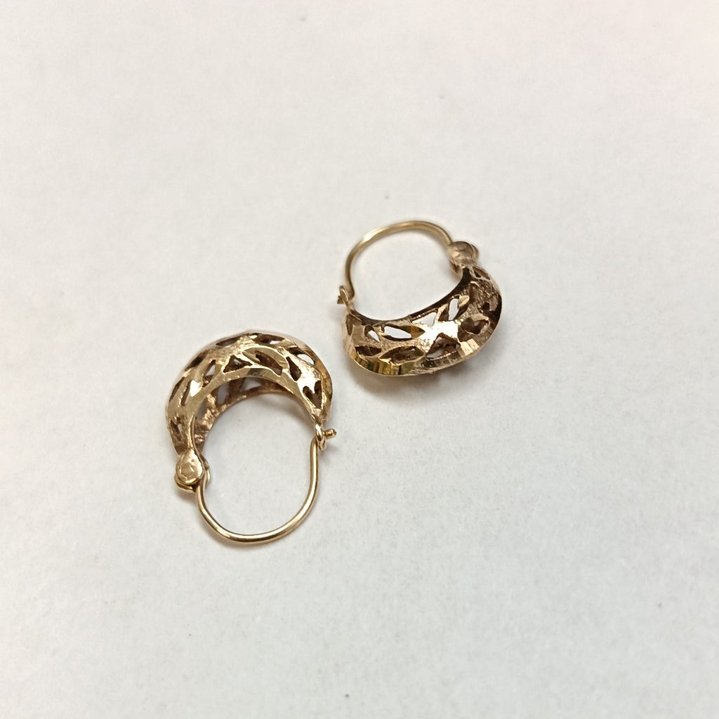 ARRACADAS PAR ORO 8 K 1 GRMS (SEMINUEVO)