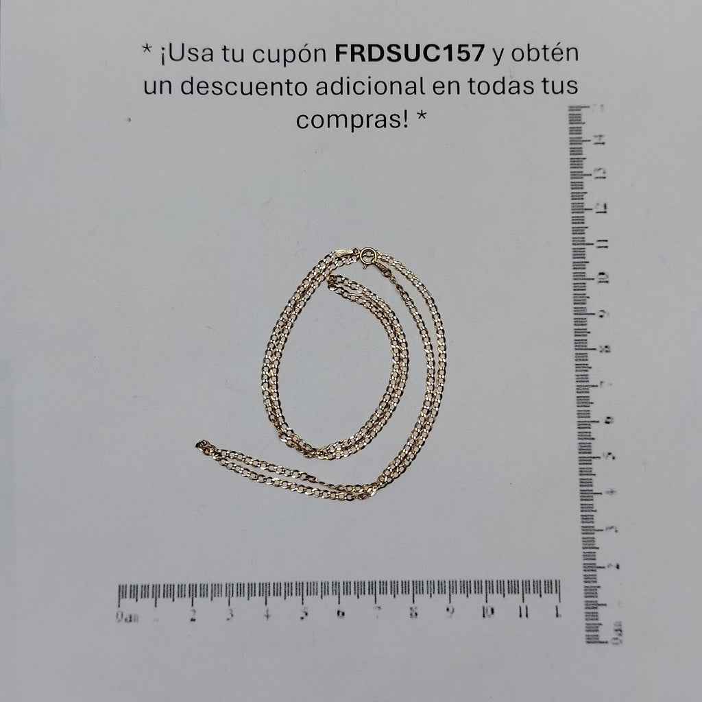 CADENA ORO 10 K 3.9 GRMS (SEMINUEVO)