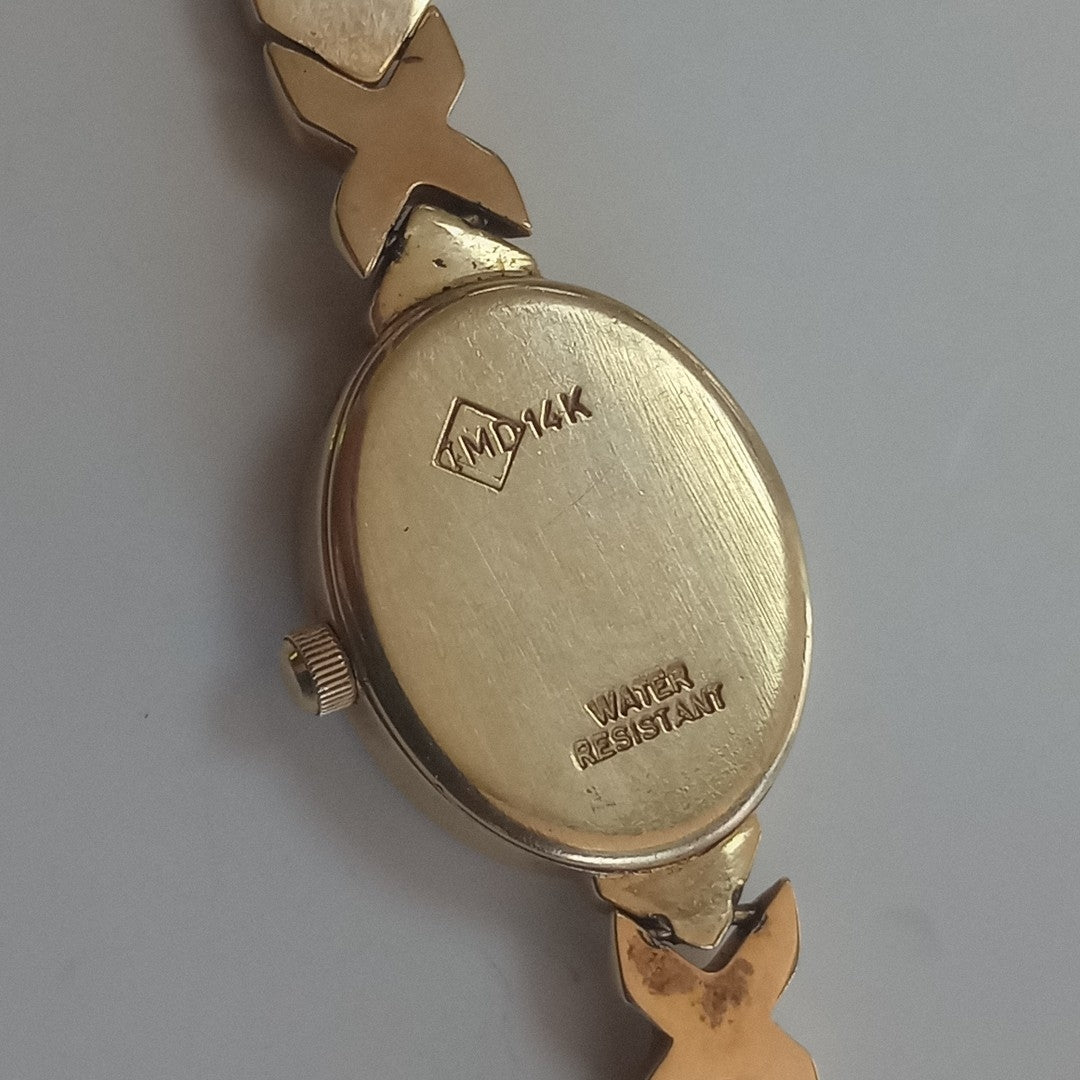 RELOJ CAJA Y PULSO ORO ORO 14 K 20.5 GRMS (SEMINUEVO)