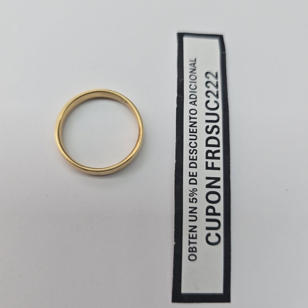 ARGOLLA ORO 18 K 5.3 GRMS (SEMINUEVO)