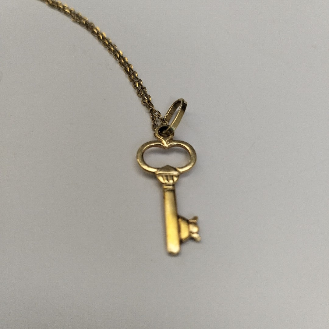 CADENA, DIJE ORO 14 K 2.5 GRMS (SEMINUEVO)