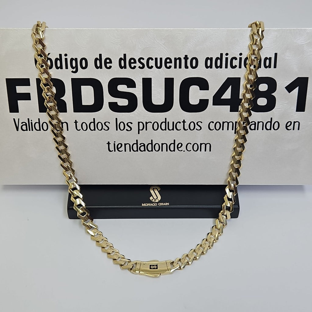 CADENA MONACO ORO 10K 20.7 (NUEVO)