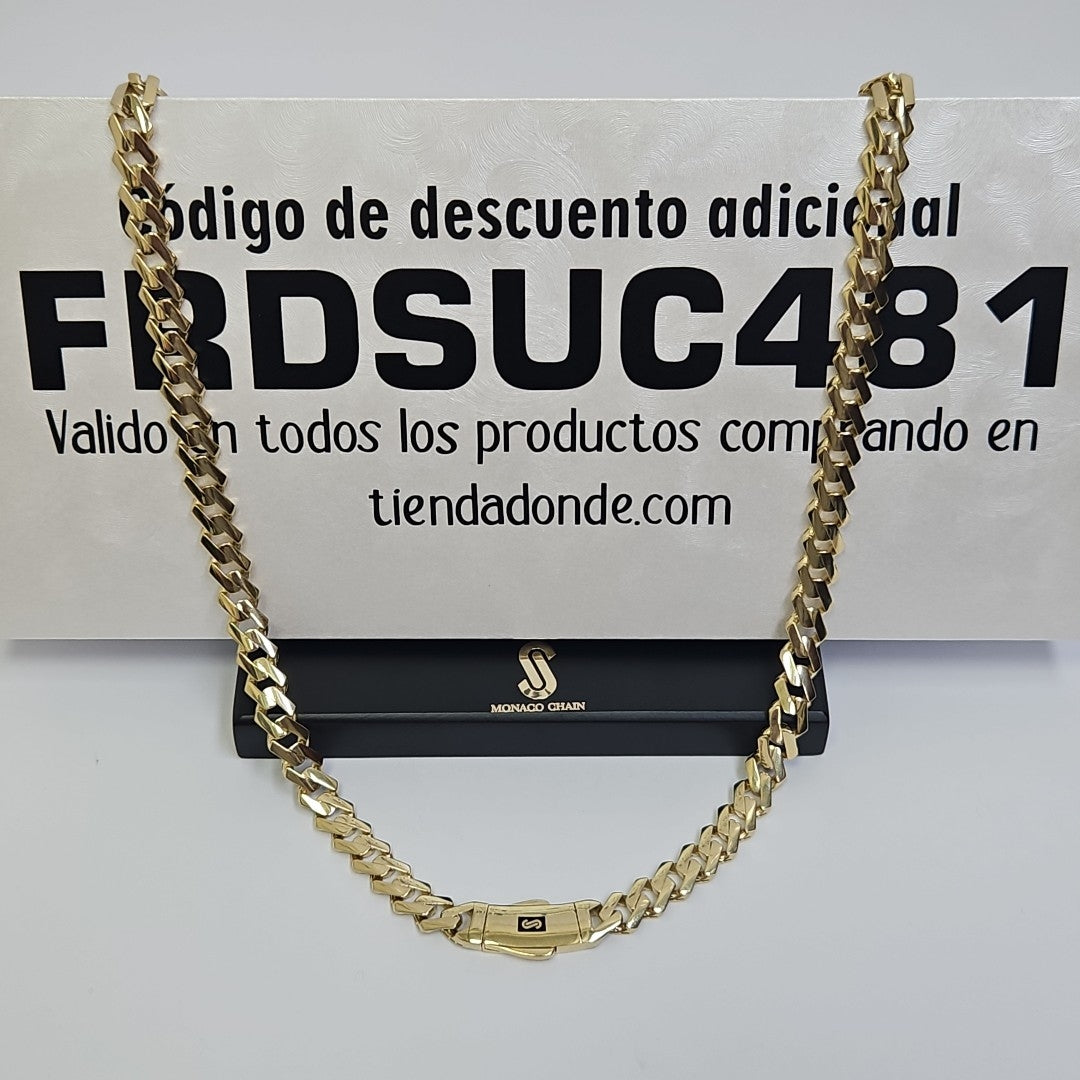 CADENA MONACO ORO 10K 20.7 (NUEVO)